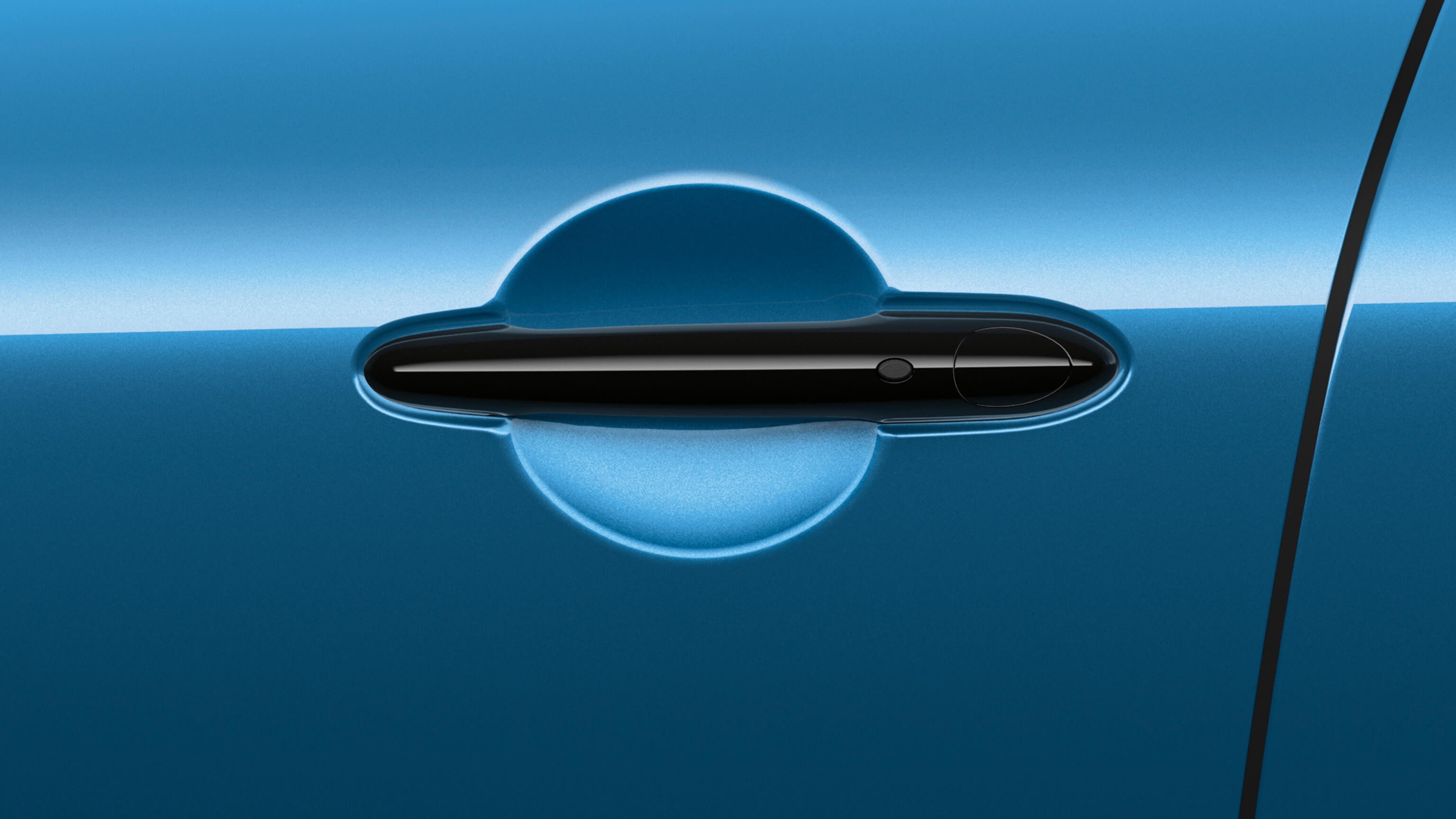 Klamki drzwi w kolorze Piano Black